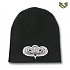 [Rapid Dominance] Military Logo Cuffless Beanies Airborne Black - 라피드 도미넌스 미공수 블랙 비니