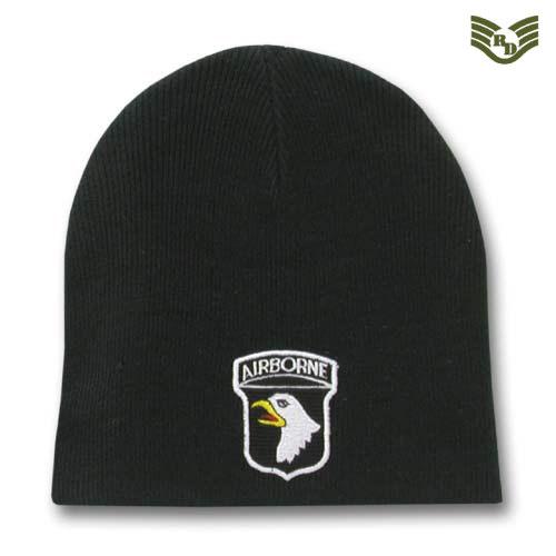 라피드 도미넌스(Rapid Dominance) [Rapid Dominance] Military Logo Cuffless Beanies 101th Airborne Black - 라피드 도미넌스 미공수 101st 비