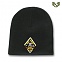 [Rapid Dominance] Military Logo Cuffless Beanies Recon Dia Black - 라피드 도미넌스 미해병 리콘 블랙 비니