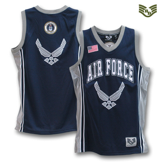 라피드 도미넌스(Rapid Dominance) [Rapid Dominance] Basketball Jersey Air Force Navy - 라피드 도미넌스 미공군 농구 박스 티셔츠 