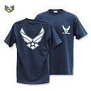 라피드 도미넌스 미공군 에어포스윙 티셔츠 (가슴로고 텍스트) (네이비)