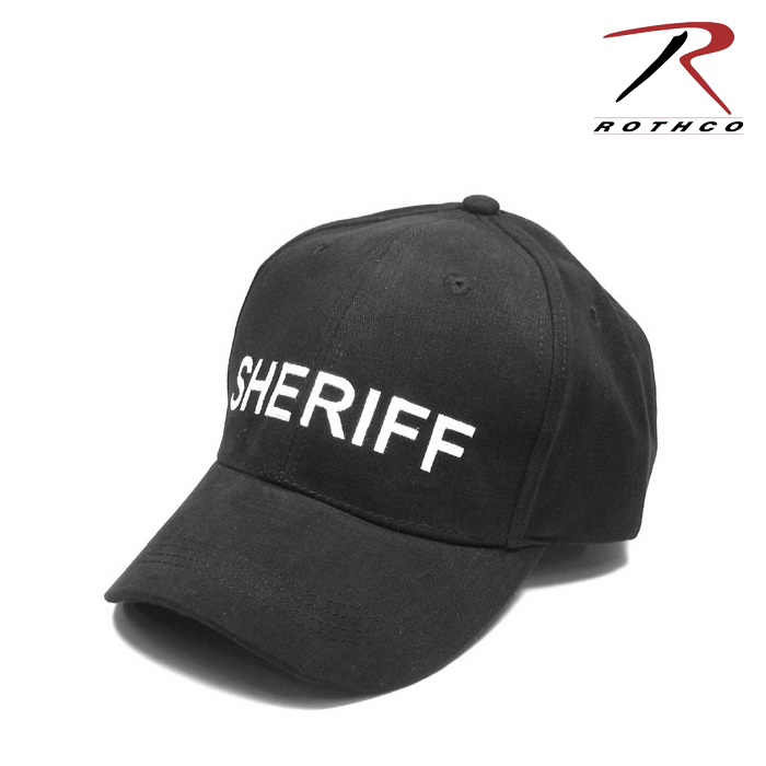 로스코(Rothco) [Rothco] Low Profile Sheriff Cap (Black) - 로스코 미 보안관 쉐리프 (블랙)
