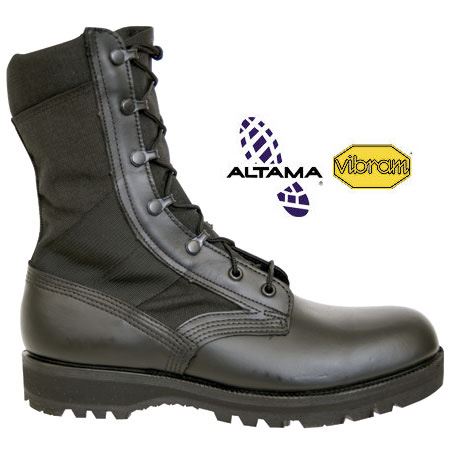 알타마(Altama) Altama® 3 Layer Black Jungle Mil Spec Boots - 알타마 3레이어 블랙 정글 부츠