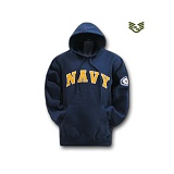 [Rapid Dominance] Military Logo Hoodies NAVY Navy - 라피드 도미넌스 미해군 후드 