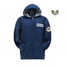 [Rapid Dominance] R16 Military Logo Full Zip Hoodie Air Force - 라피드 도미넌스 미공군 에어포스 지퍼 후드 (네이비