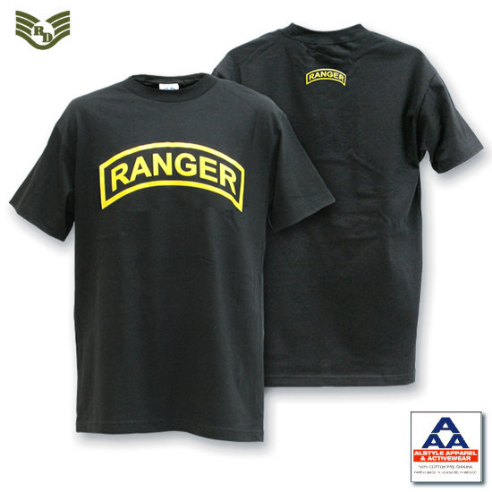 라피드 도미넌스(Rapid Dominance) [Rapid Dominance] Military Ts Ranger Black - 라피드 도미넌스 레인져 티셔츠 