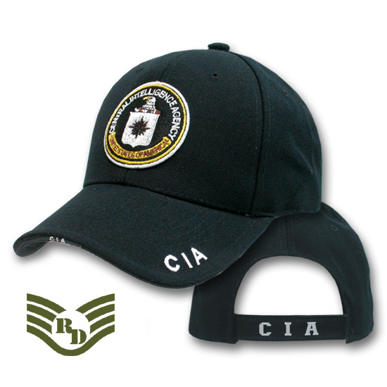 라피드 도미넌스(Rapid Dominance) [Rapid Dominance] JW- Embroidered Law Enforcement Caps. CIA Logo Black - 라피드 도미넌스 미중앙정보국 원형 