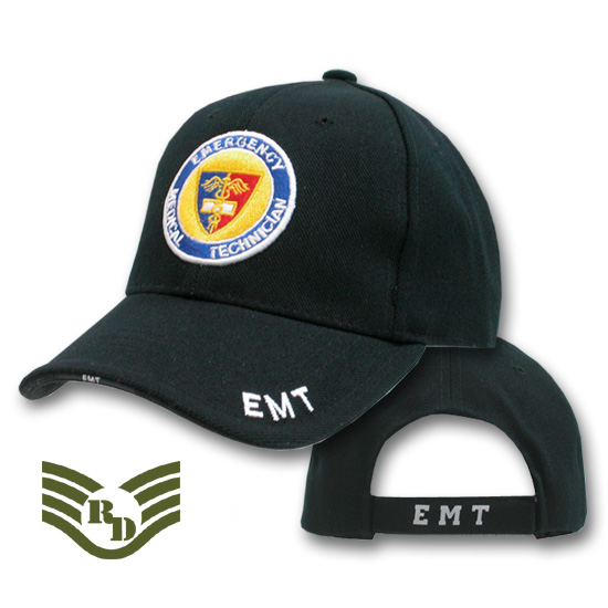 라피드 도미넌스(Rapid Dominance) [Rapid Dominance] JW- Embroidered Law Enforcement Caps. EMT Logo Black - 라피드 도미넌스 응급구조사 캡모자