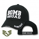 [Rapid Dominance] JW- Embroidered Law Enforcement Caps. Bomb Squad Black - 라피드 도미넌스 폭발물 처리반 