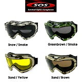 [SOS] Desert Storm Antifog Lens - 에스오에스 데저트 스톰 안티포그 방탄 고글