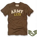 라피드 도미넌스 미육군 브라운 슬림핏 티셔츠 (브라운)