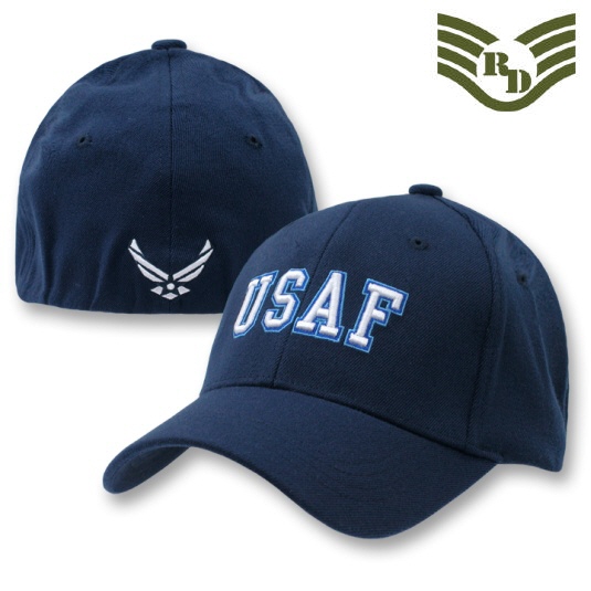 라피드 도미넌스(Rapid Dominance) [Rapid Dominance] Law Fitall Flex Caps Airforce Navy - 라피드 도미넌스 미공군 플렉스 캡모자