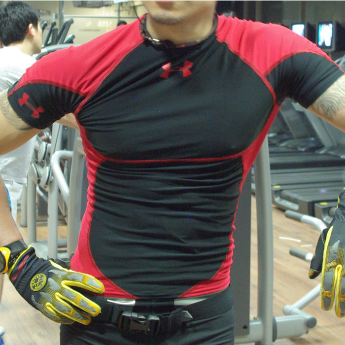 언더아머(Under Armour) [정리 초특가][Under Armour®] HeatGear® UA Blitz III Full T-Shirt (Red) - 언더아머 히트기어 블리츠 티셔츠 110020