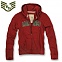 [Rapid Dominance] R43 Standard Full Zip Military Hoodies Marines Red - 라피드 스탠다드 미해병 마린 지퍼 후드