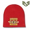 [Rapid Dominance] Military Logo Cuffless Beanies Marine 1st Recon Wing Red Beanie - 라피드 도미넌스