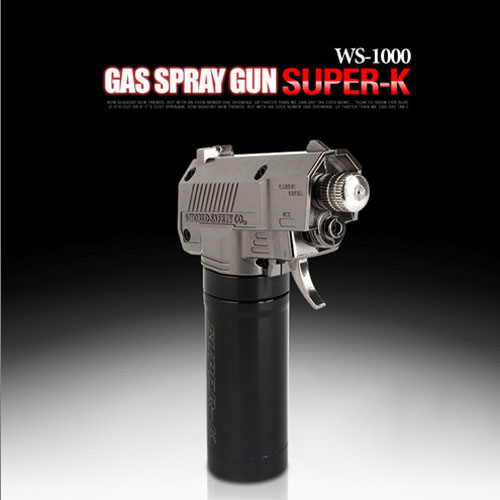 아이더블유에스(IWS) [IWS] Gas spray gun SUPER-K - 아이더블유에스 호신용 가스총 <경찰서 소지허가 불필요>
