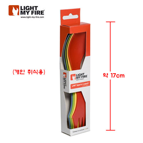 라이트마이파이어(LightMyFire) [Light My Fire] Spork (4 Pack) - 라이트 마이 파이어 스포크 칼라 믹스팩 (4개 세트)