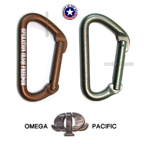 미군부대(GI) [Omega Pacific] Mini carabiner - 오메가퍼시픽 오퍼레이션 이라크 프리덤 미니 카라비너