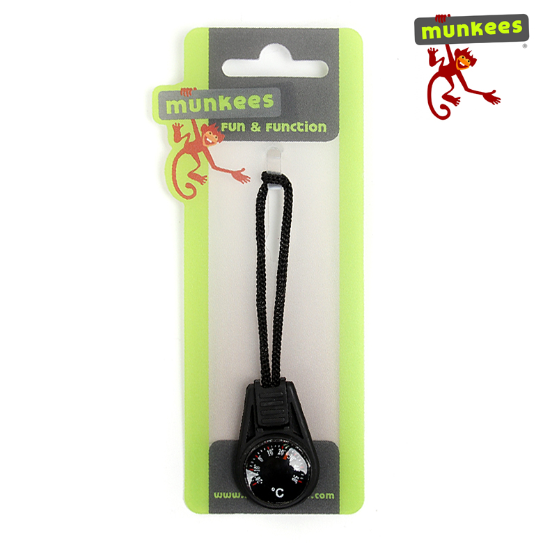 몽키스(Munkees) [Munkees] 3158 Zippuller Thermometer - 몽키스 3158 지퍼고리 온도계 (40mm)