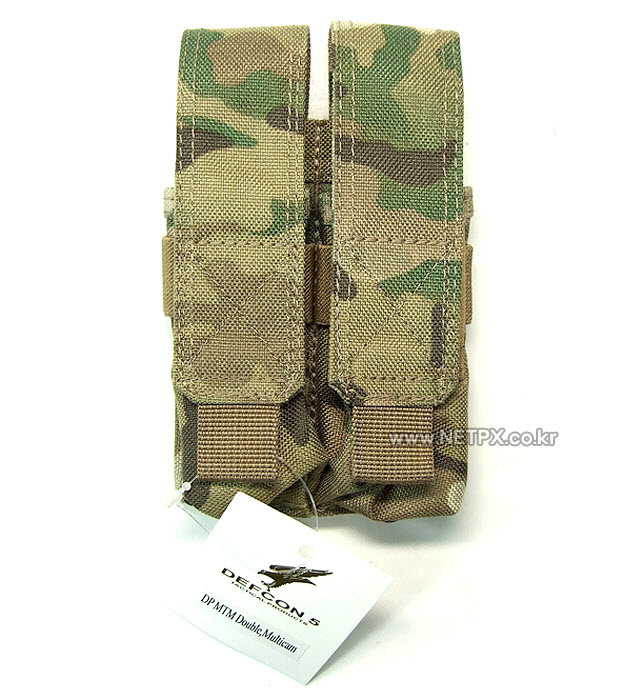 아이케이 크래프트(IK Craft) [IK CRAFT] Pistol Molle Double Holster (Multicam) - 권총탄창 더블 파우치 (멀티캠)