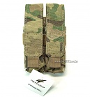 [IK CRAFT] Pistol Molle Double Holster (Multicam) - 권총탄창 더블 파우치 (멀티캠)