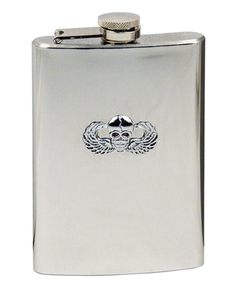 로스코(Rothco) [Rothco] Skull & Wing Stainless Steel Flask - 로스코 해골윙 스텐인리스 술병