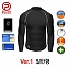 [PostX] Healtha+® Extremum Tactical Cold T Shirt - 포스트엑스 헬사+® 익스트리멈 겨울용 티셔츠