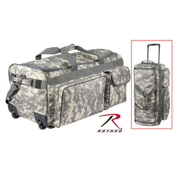 로스코(Rothco) [Rothco] Army Digital Camo 30inch Military Expedition Wheeled Bag - 로스코 ACU 밀리터리 30인치 여행용 가방