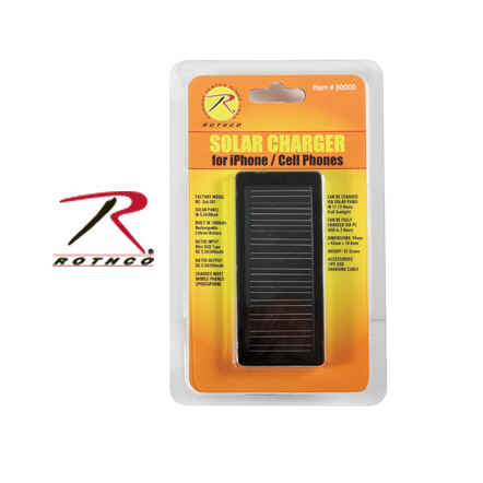 로스코(Rothco) [Rothco] I-Phone/Cell Phone Solar Charger - 로스코  전자기기 및 핸드폰 태양열 충전기