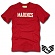[Rapid Dominance] R54 Felt Applique Military T-Shirts Marines Red - 라피드 도미넌스 미해병 레드 슬림핏 티셔츠