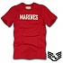 [Rapid Dominance] R54 Felt Applique Military T-Shirts Marines Red - 라피드 도미넌스 미해병 레드 슬림핏 티셔츠