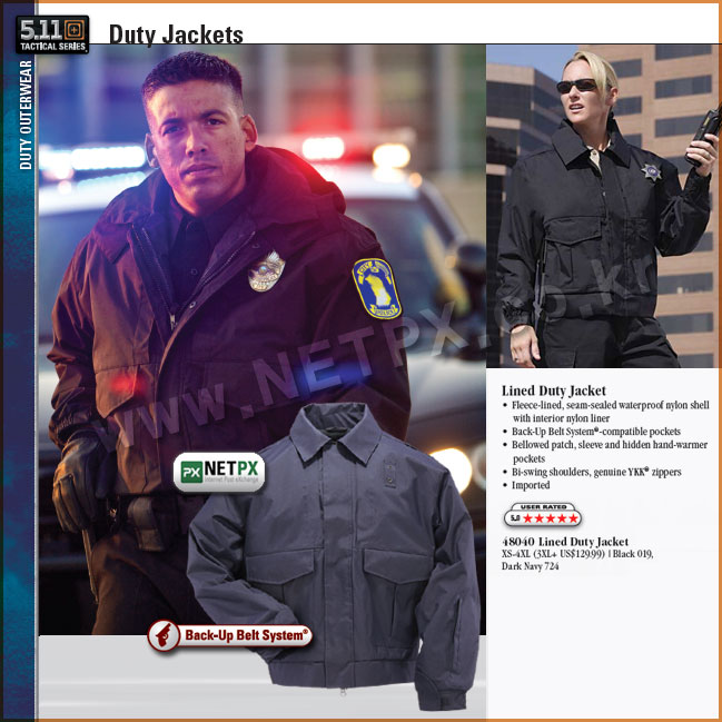 511 택티컬(511 Tactical) [5.11 Tactical] Lined Duty Jacket - 라이니드 듀티 자켓