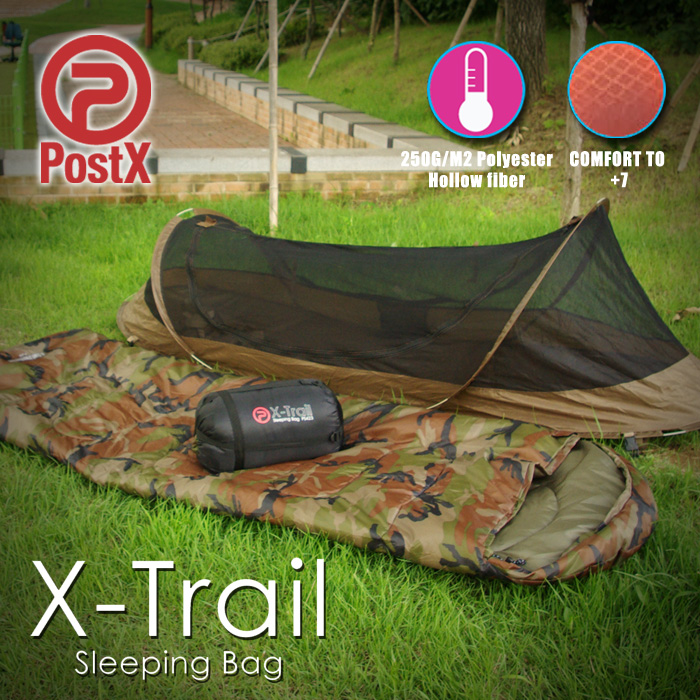 포스트엑스(PostX) [PostX] X-Trail Sleeping Bag PS423 - 포스트엑스 엑스트레일 간절기용 실속형 침낭