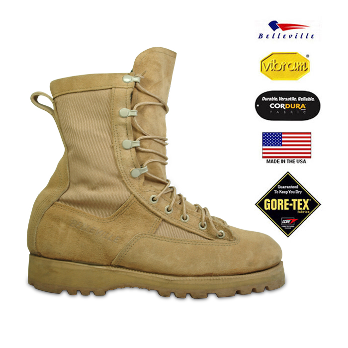 벨르빌레(Belleville) [Belleville] Gore-Tex Waterproof Desert Combat 790V - 베르빌레 고어텍스 방수 사막 부츠 (790V) A급중고