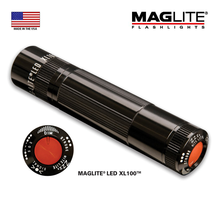 맥라이트(Maglite) [Maglite] XL100 3-AAA Cell Mini Flashlight 83Lumens - 맥라이트 XL100 3-AAA 셀 미니 LED 플래쉬라이트 83루멘