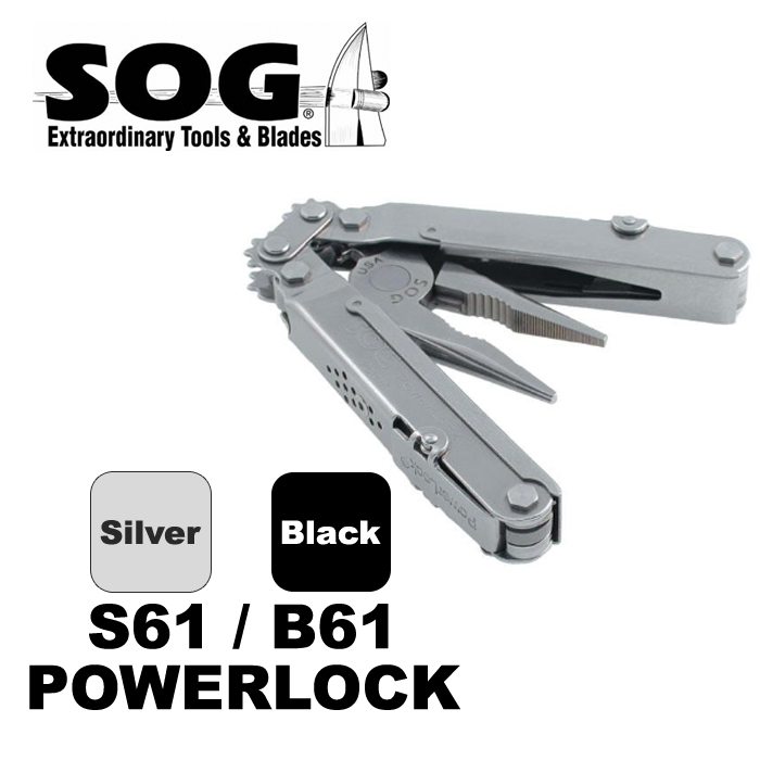 소그(SOG) [SOG] B61 EOD Cap Crimper Powerlock (Black) - SOG B61 EOD 크림퍼 파워록 멀티툴 (블랙)