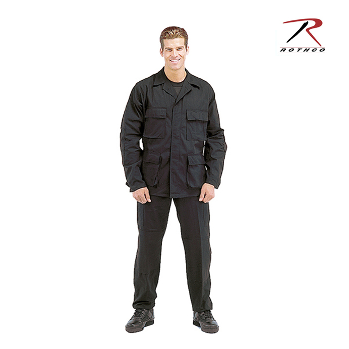 로스코(Rothco) [Rothco] Ultra Force TM S.W.A.T. BDU Cloth (Black) - 로스코 울트라포스 스왓 BDU 상/하의 셋트 (블랙)