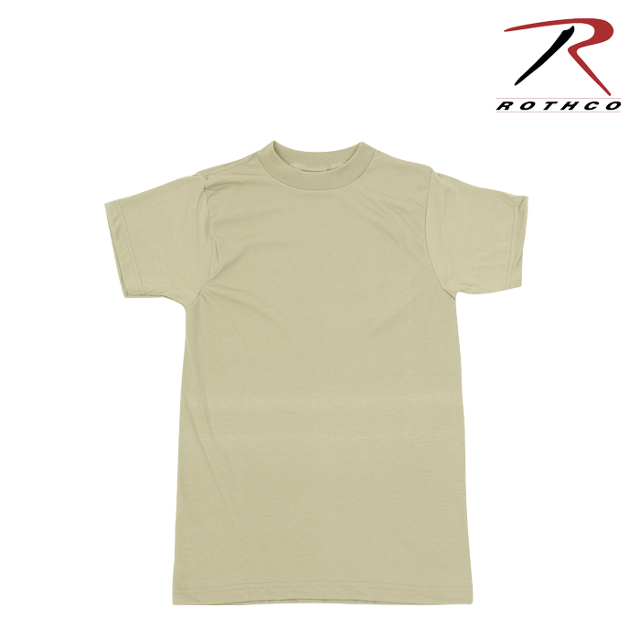 로스코(Rothco) [Rothco] G.I IRR Sand Moisture Wicking T Shirts - 로스코 미군 속건성 티셔츠(검품불량)