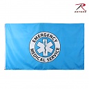 [Rothco] Emergency Medical Service Flag 152cmX91cm - 로스코 E.M.S 깃발