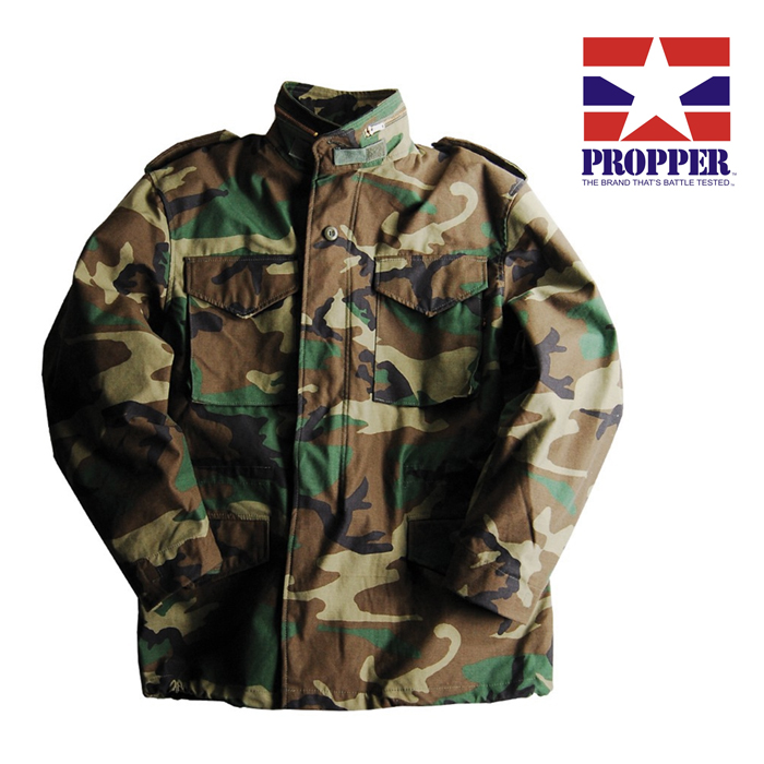 프로퍼(Propper) [Propper] M-65 Jacket Woodland - 프로퍼 M65 미군 야상/필드자켓 (얼룩무늬)