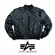 [Alpha] MA-1 Light Flight Jacket Black - 알파 MA-1 라이트 항공자켓 블랙