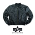 [Alpha] MA-1 Light Flight Jacket Black - 알파 MA-1 라이트 항공자켓 블랙