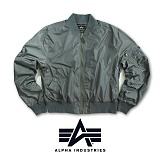 [Alpha] MA-1 Light Flight Jacket Gray - 알파 MA-1 라이트 항공자켓 그레이