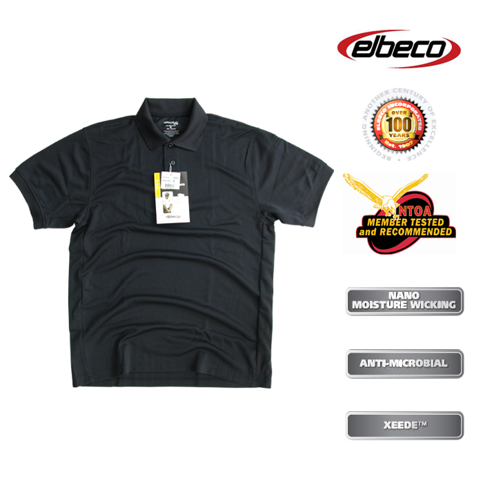 엘베코(Elbeco) [Elbeco] Ufx Tactical Polos Short Sleeve (Black) - Ufx 택티컬 폴로 반팔 (블랙)