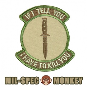 밀스펙 몽키(Mil Spec Monkey) 밀스펙 몽키 패치 이프 아이 텔 유 0071 (애리드)