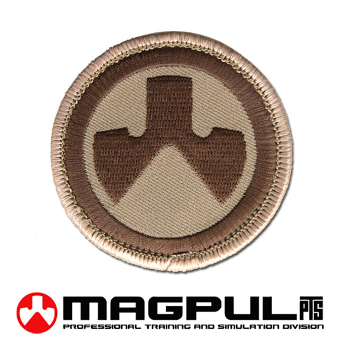 맥풀(MAGPUL) [Magpul] Logo Patch (Desert Tan) - 맥풀 로고 패치 968 (데저트 탄)