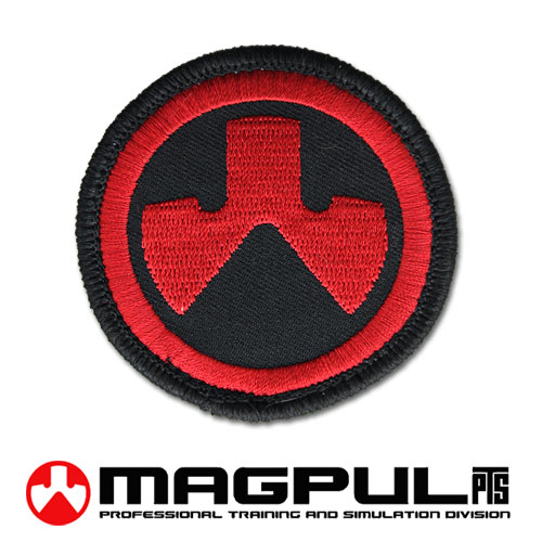 맥풀(MAGPUL) [Magpul] Logo Patch (Red/Black) - 맥풀 로고 패치 968 (레드/블랙)