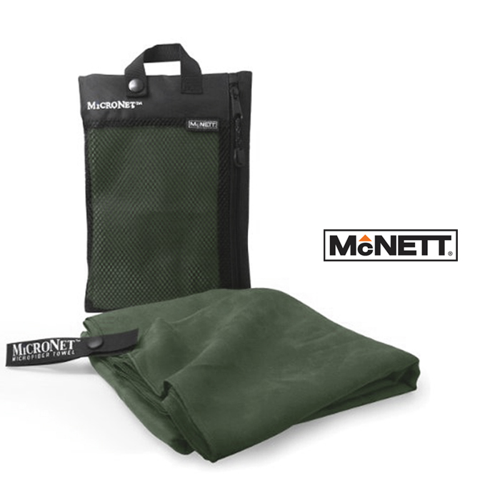 맥넷(Mcnett) [Mcnett] Ultra Compact Microfiber Towel - 울트라 컴뱃 마이크로 화이버 타올(올리브 드랍)