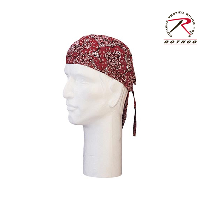 로스코(Rothco) [Rothco] Red trainmen Headwrap - 로스코 레드 트레인멘 헤드랩 두건