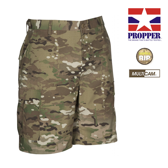 프로퍼(Propper) [Propper] BDU Zip-Fly Short (Multicam) - 프로퍼 멀티캠 BDU 반바지 (멀티캠)